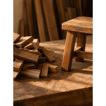 Dune bench stool